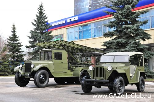 Воссоздание ГАЗ-67Б  и «Катюши»