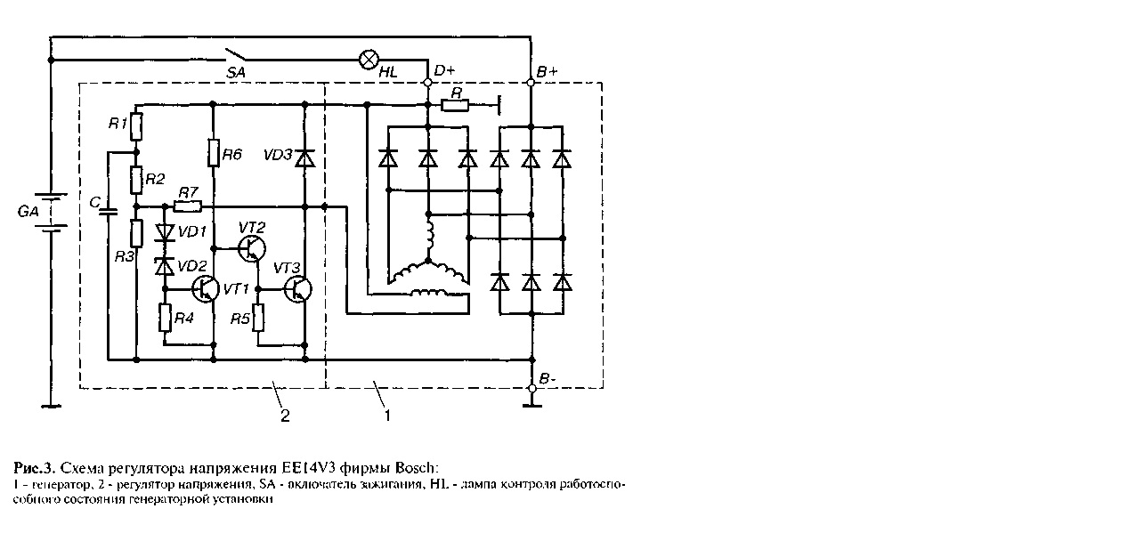 Генератор напряжения схема. Регулятор напряжения ВАЗ схема электрическая принципиальная. Принципиальная схема регулятора напряжения рр380. Регулятор напряжения 571.3702 схема. Схема реле регулятора к1216ен1.